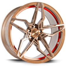 Corspeed Corspeed kharma Higloss-Bronze brushed Surface undercut Trimline red(4251118748278)