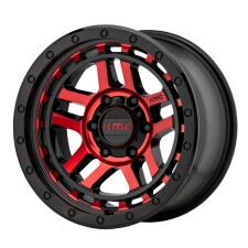 KMC KM540 RECON GLOSS BLACK MACHINED W- RED TINT Other(SFALU105158)