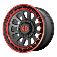 XD XD856 Satin Black Machined Lip With Red Tint Black(SFALU102179)