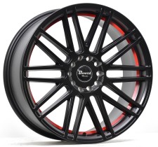 Boost Wheels B362 Glossblack Red stripe Black(SFALU106336)